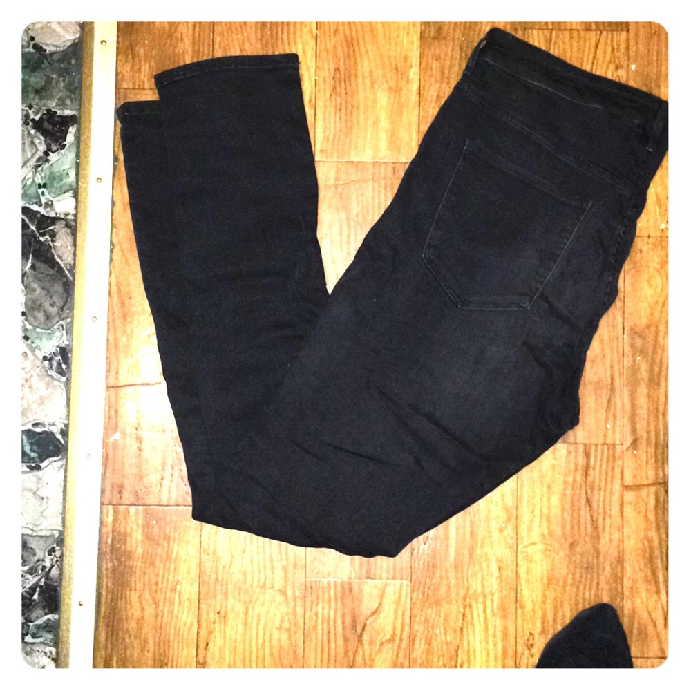 H&M black ripped jeans